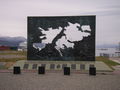 War memorial in Ushuaia
